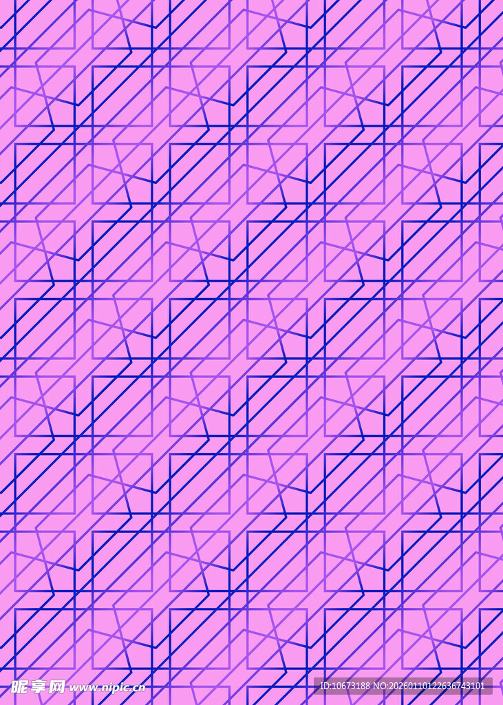 粉紫色几何线条图案背景