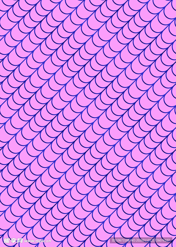 紫色鱼鳞纹图案背景
