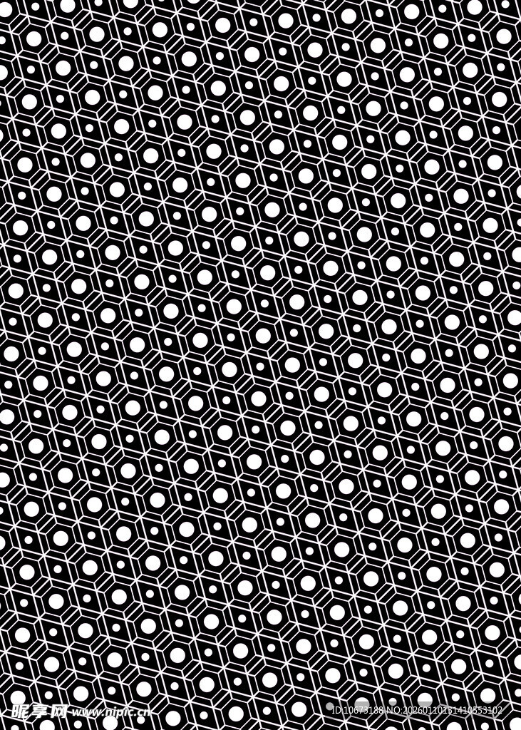 黑色底白色点状纹理图案
