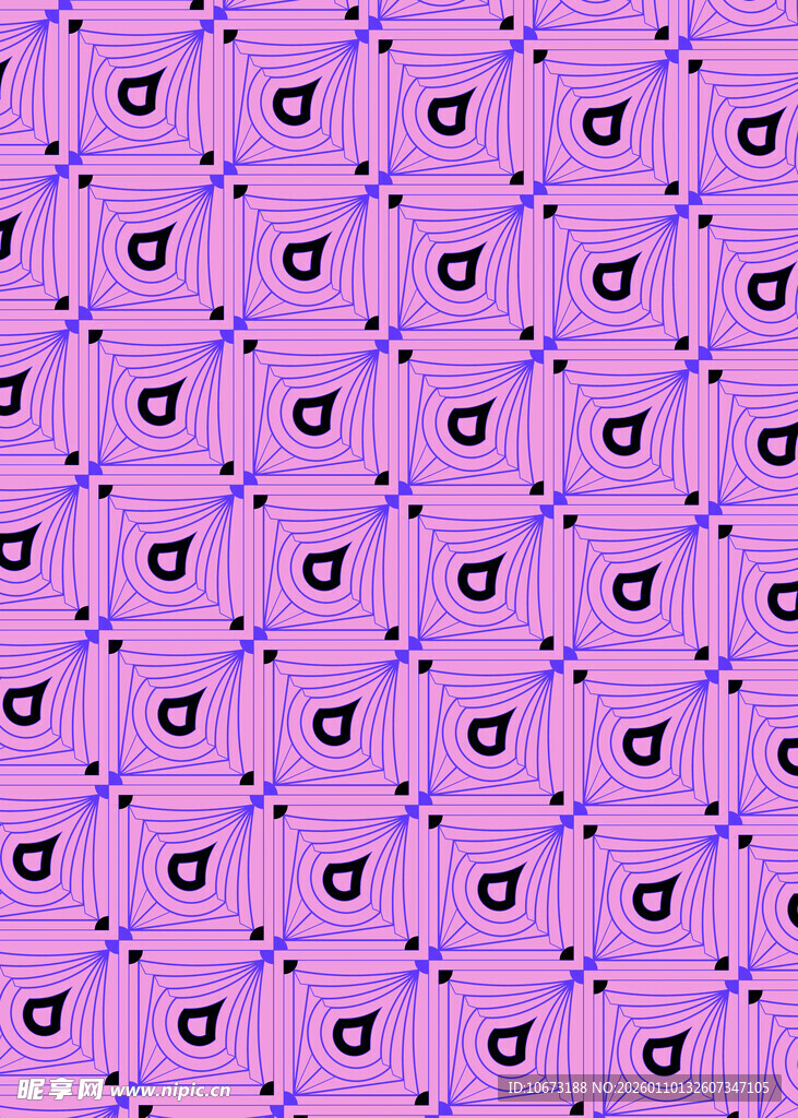 紫色爱心图案背景纹理