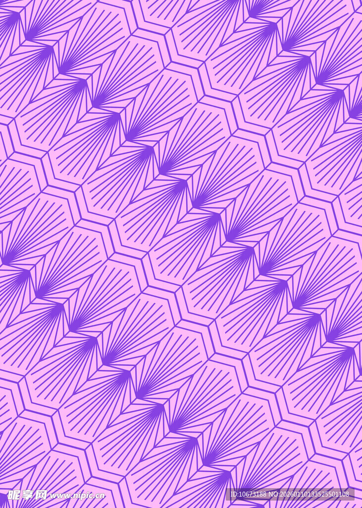 梦幻紫色几何图案背景