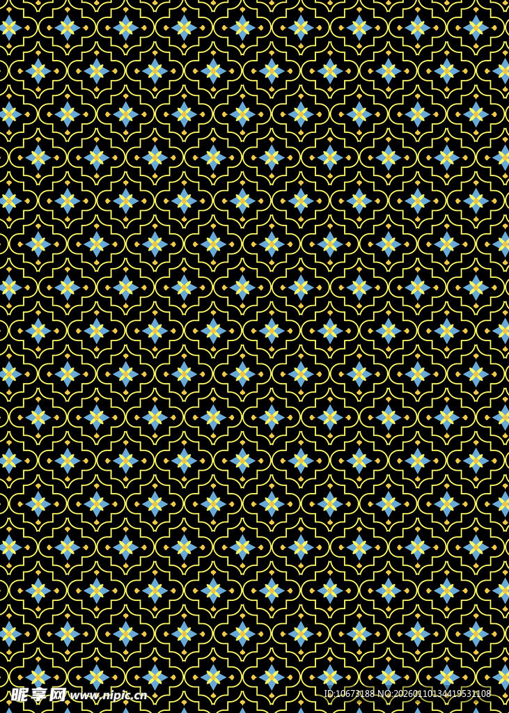 黑色底彩色圆点图案纹理