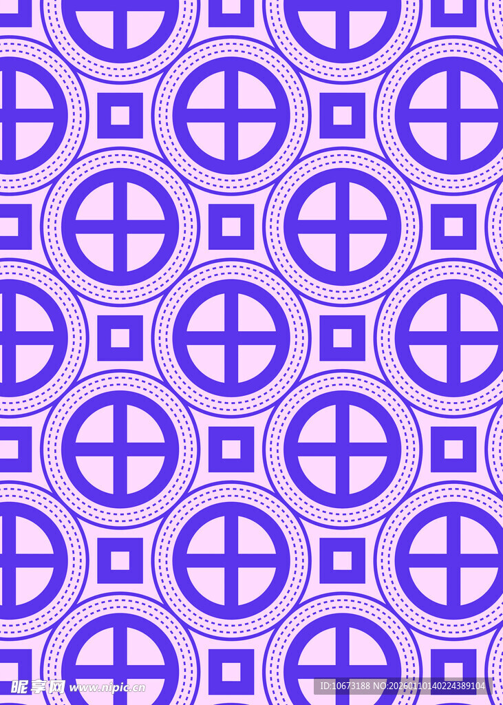 紫色几何图案无缝背景