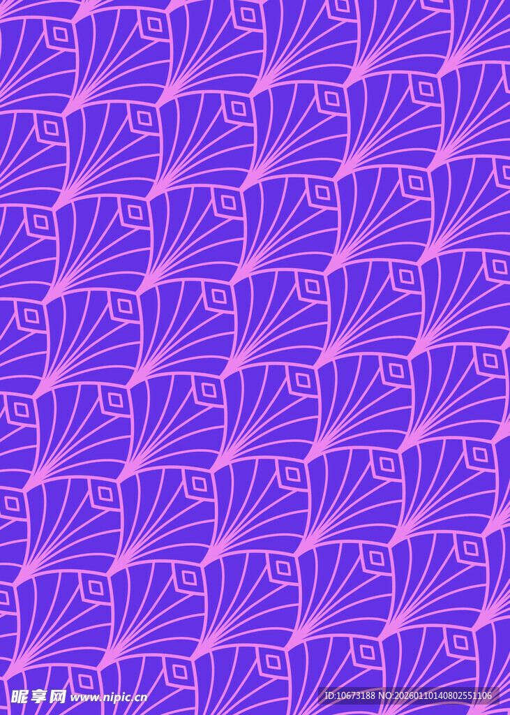 紫色扇形图案纹理背景