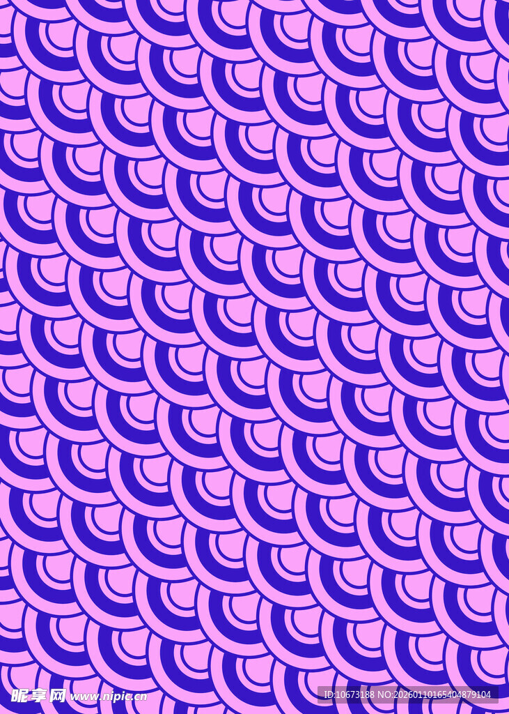 紫色鱼鳞状图案纹理