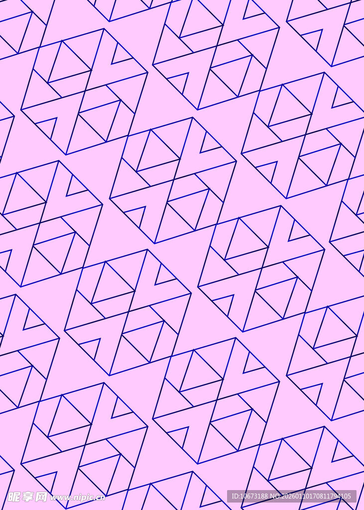 紫色几何图案无缝背景