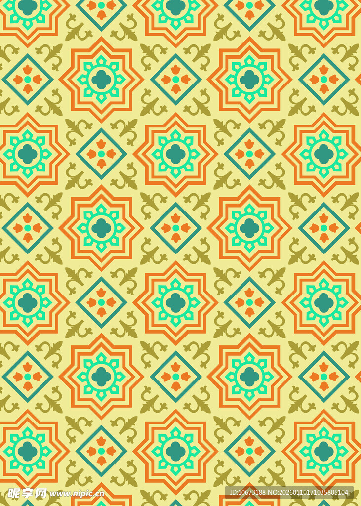 几何图案无缝背景纹理