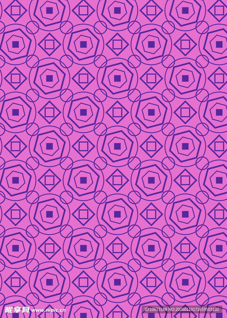紫色几何图案无缝背景