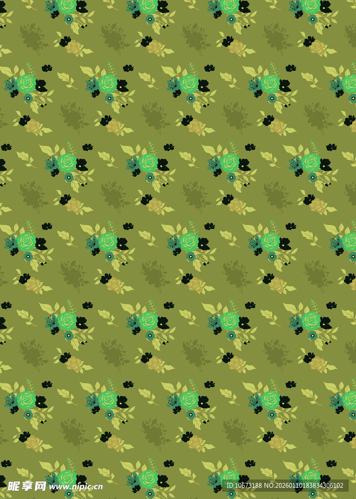 绿色几何图案纹理背景