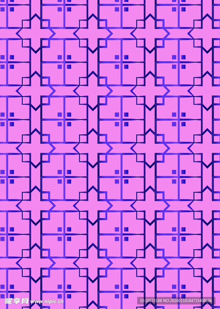 紫色几何图案无缝背景