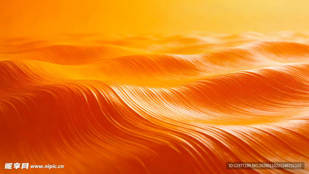 金色沙漠波浪纹理