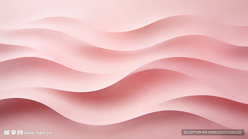 粉色波浪纹理背景图案