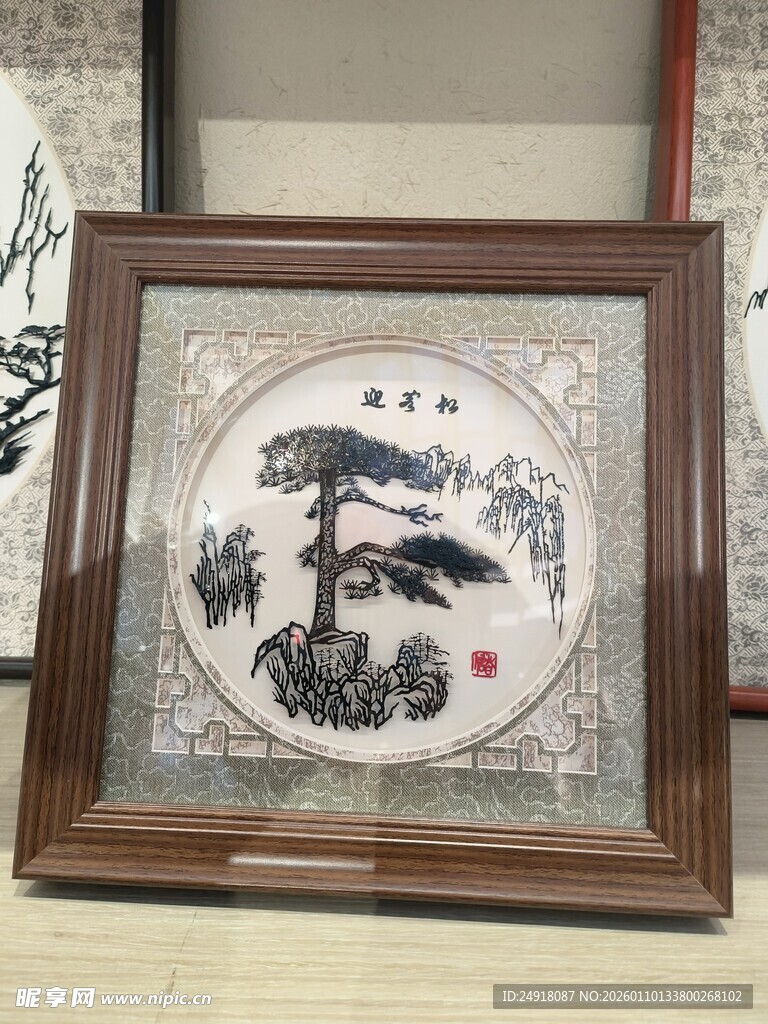 芜湖铁画艺术图案 手工艺品