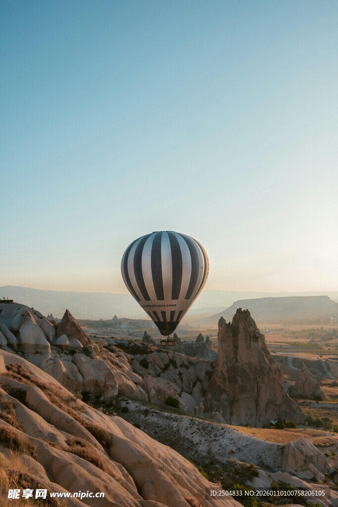 卡帕多西亚的热气球美景