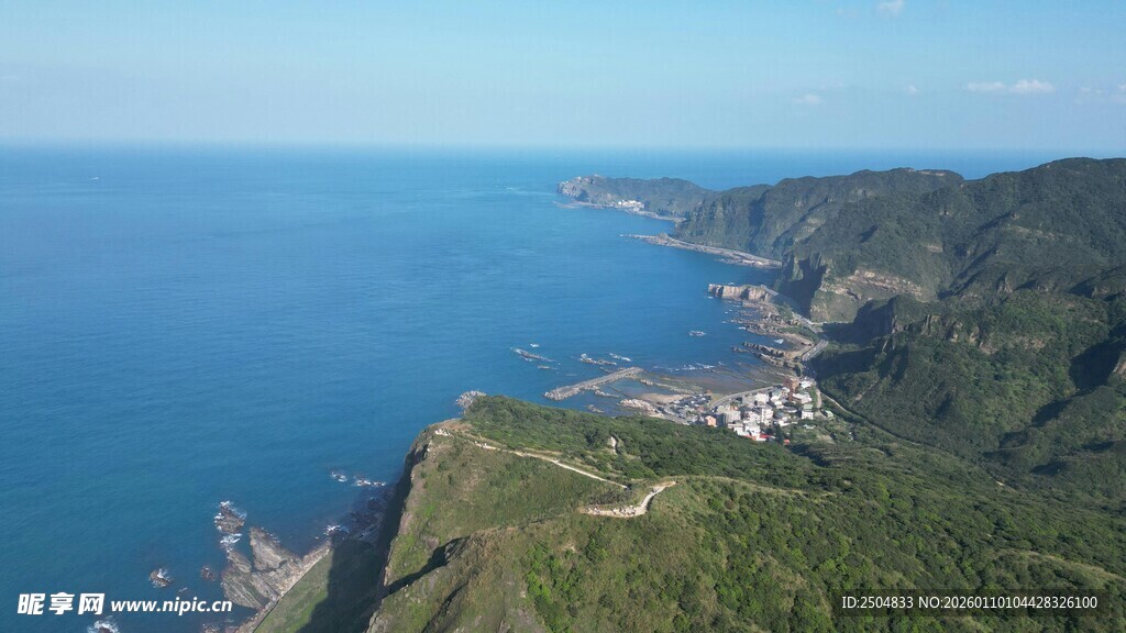 俯瞰山海风光美景