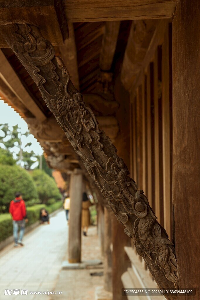 古建木雕装饰细节展示