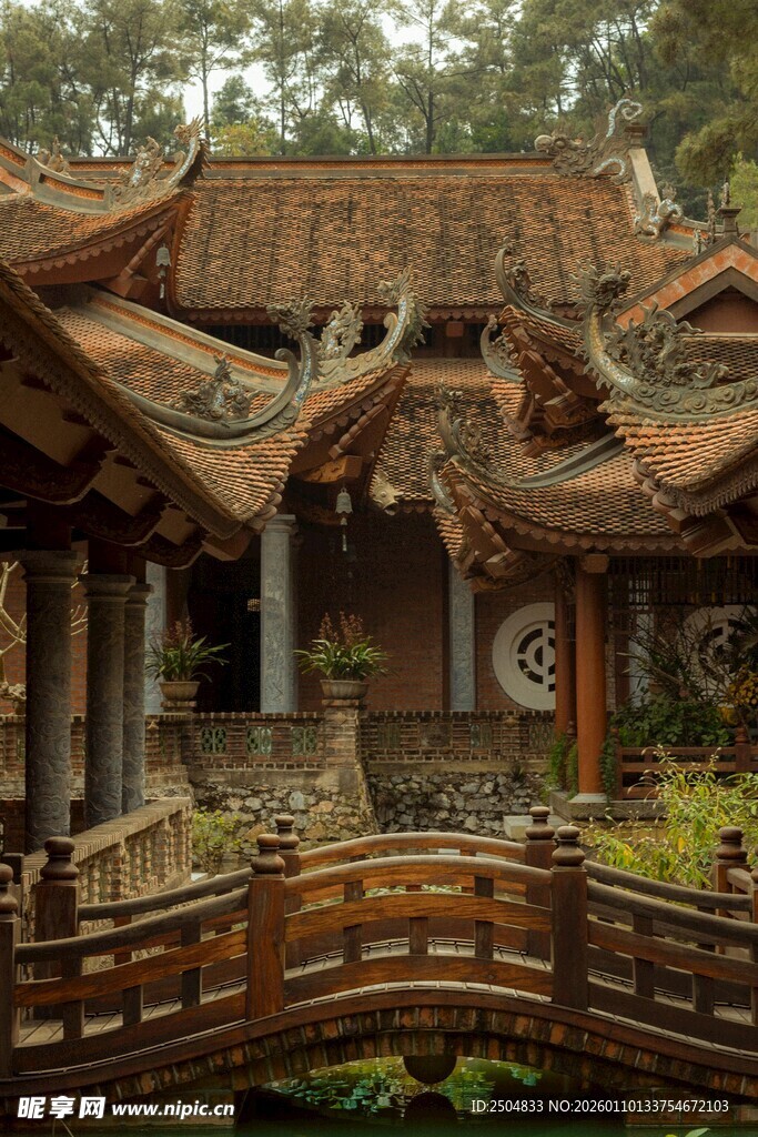 中式古建庭院景观