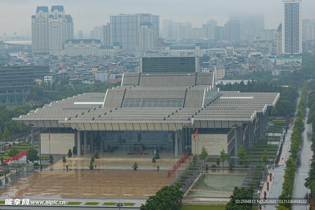 城市中的大型建筑景观
