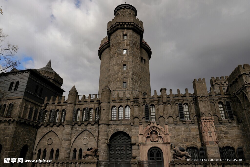 古老神秘的欧式城堡建筑