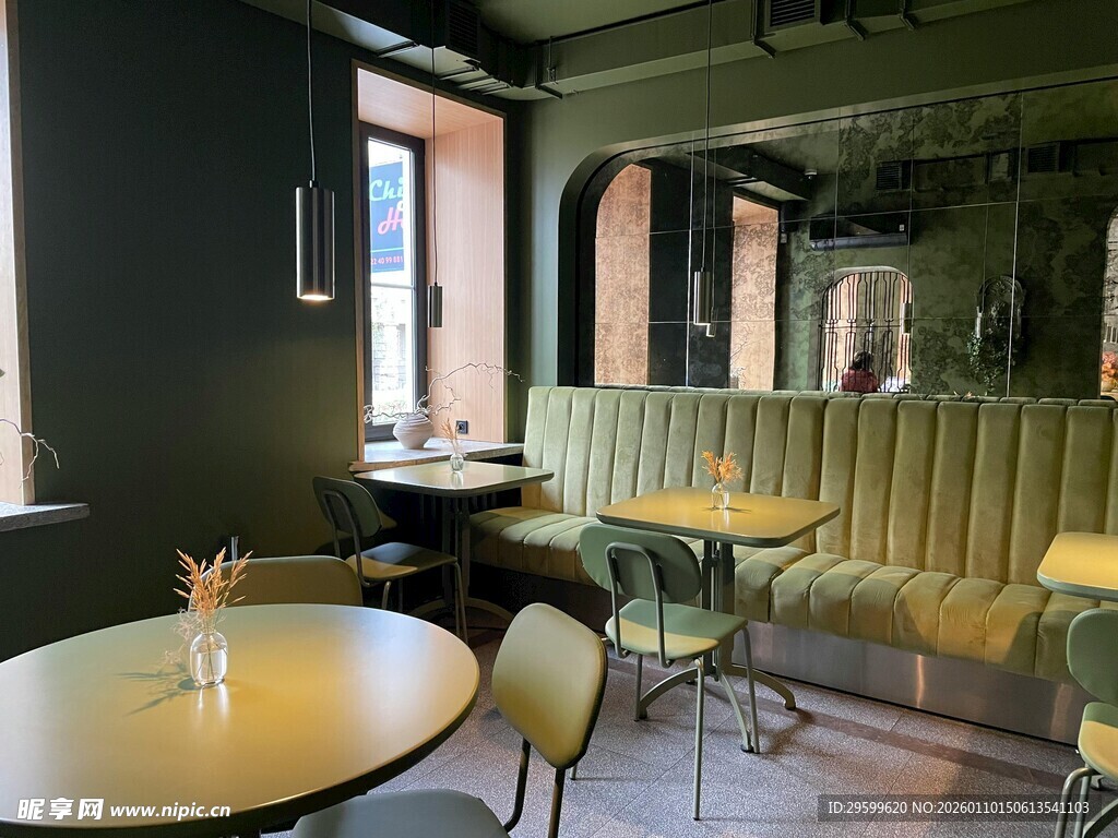 复古风舒适室内休闲空间