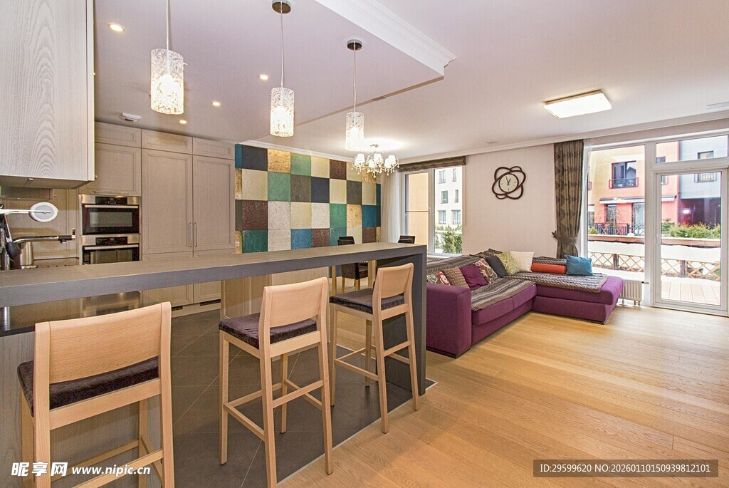 现代时尚开放式家居空间