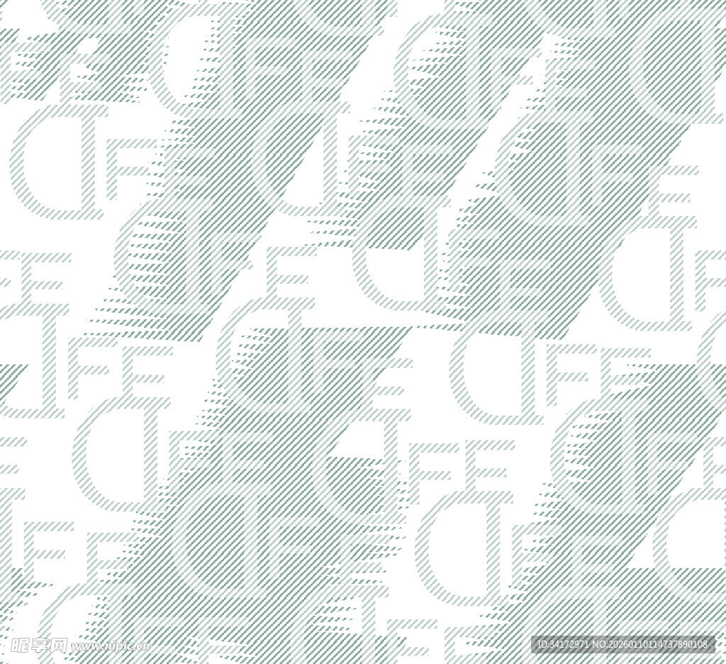 几何字母重复图案背景