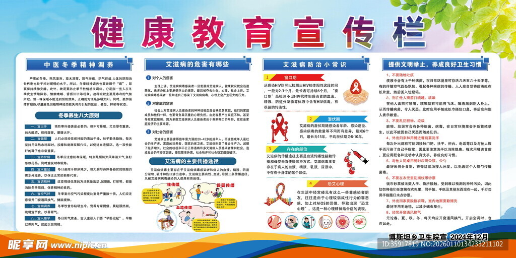 健康教育宣传栏