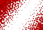 红色点状渐变背景图案