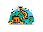 长城图标设计