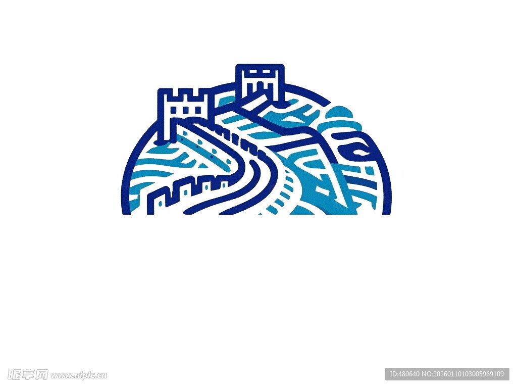 长城图案标志设计