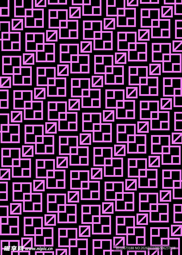 紫色几何图案无缝背景