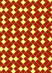 红黄格子几何图案背景