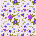 清新花卉图案背景