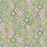 绿粉几何图案无缝背景