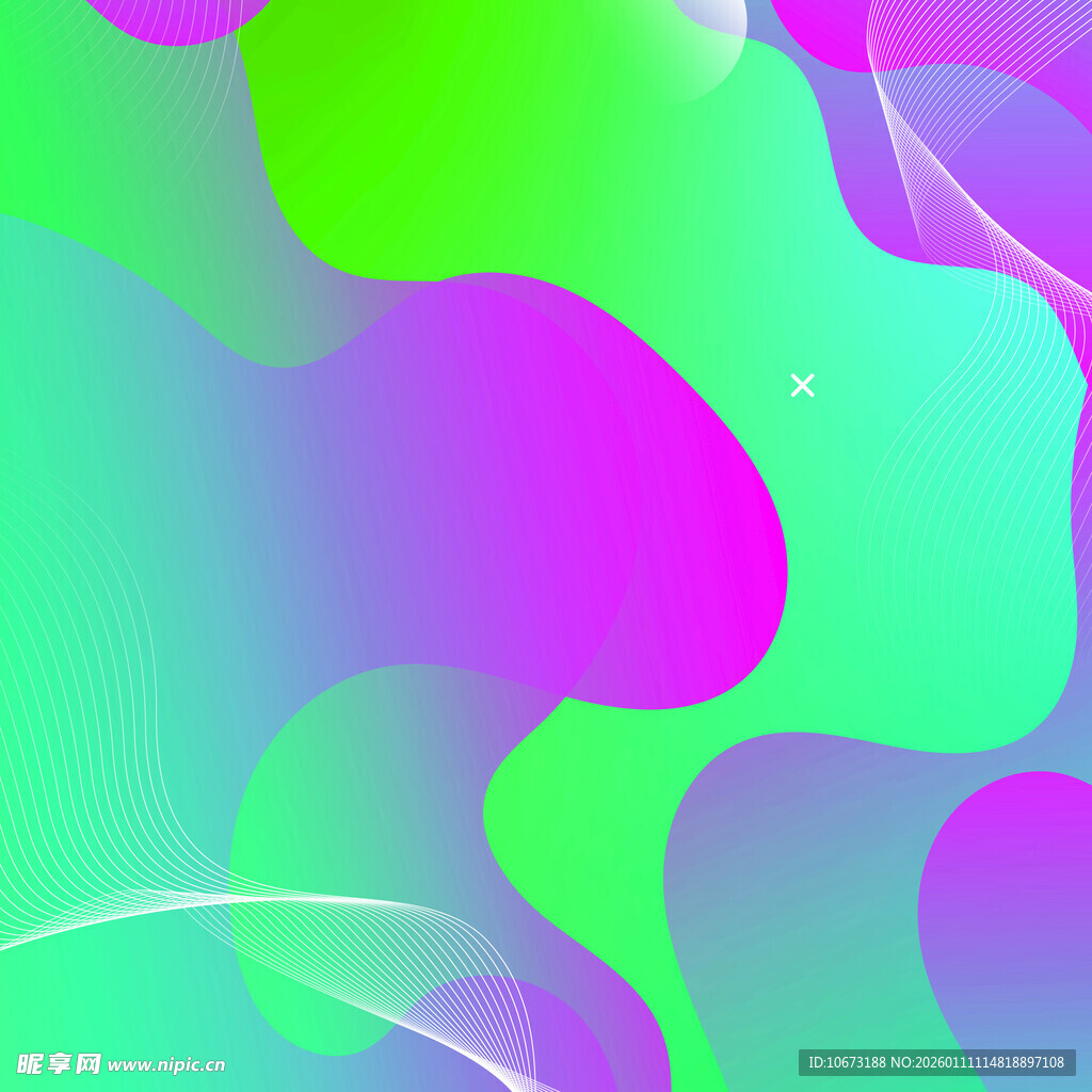 梦幻渐变流体背景图案