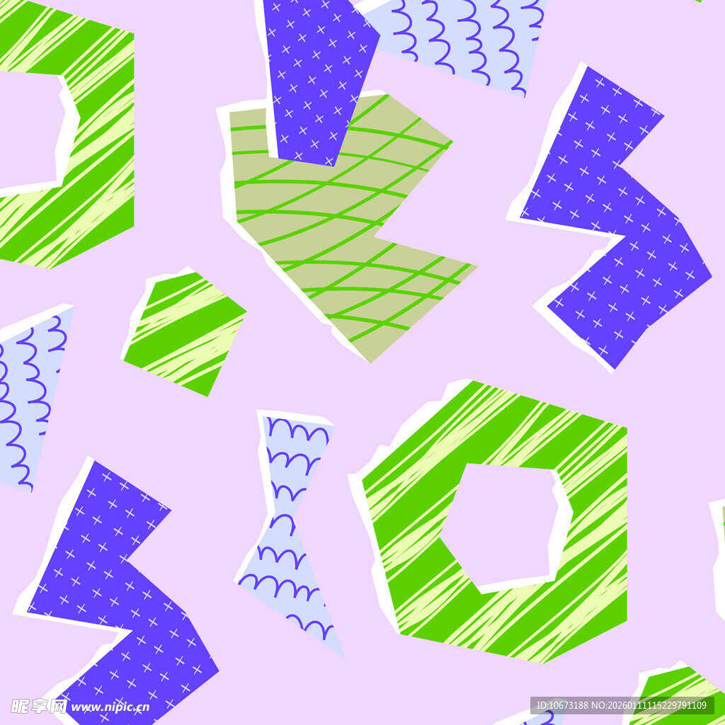 多彩几何图案背景