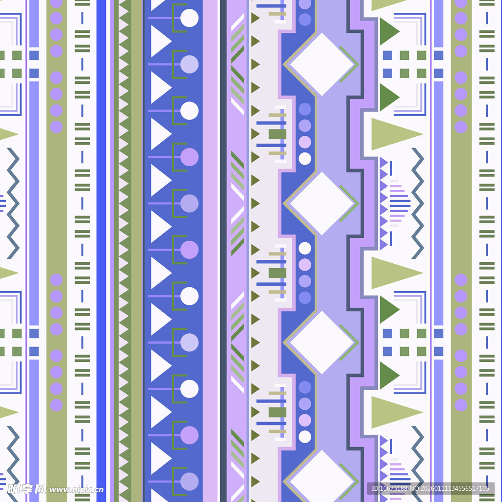 几何图案拼接装饰花纹