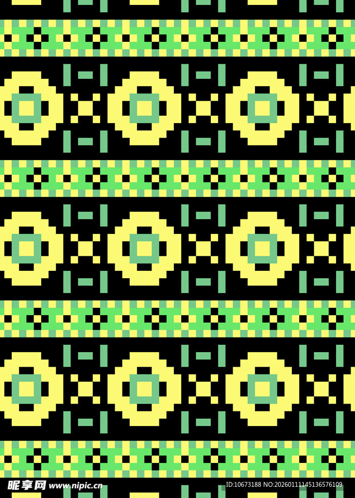 复古几何图案纹理背景