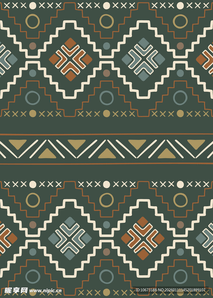 民族风几何图案纹理