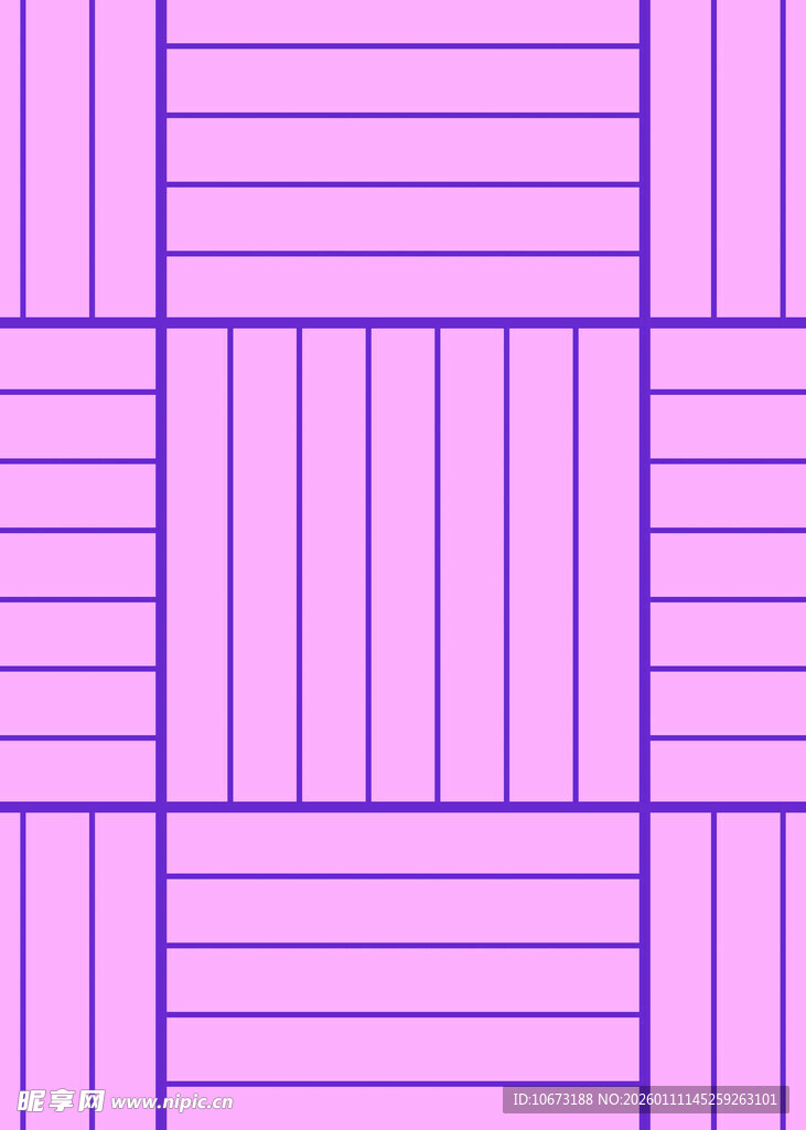 紫色条纹拼接几何图案