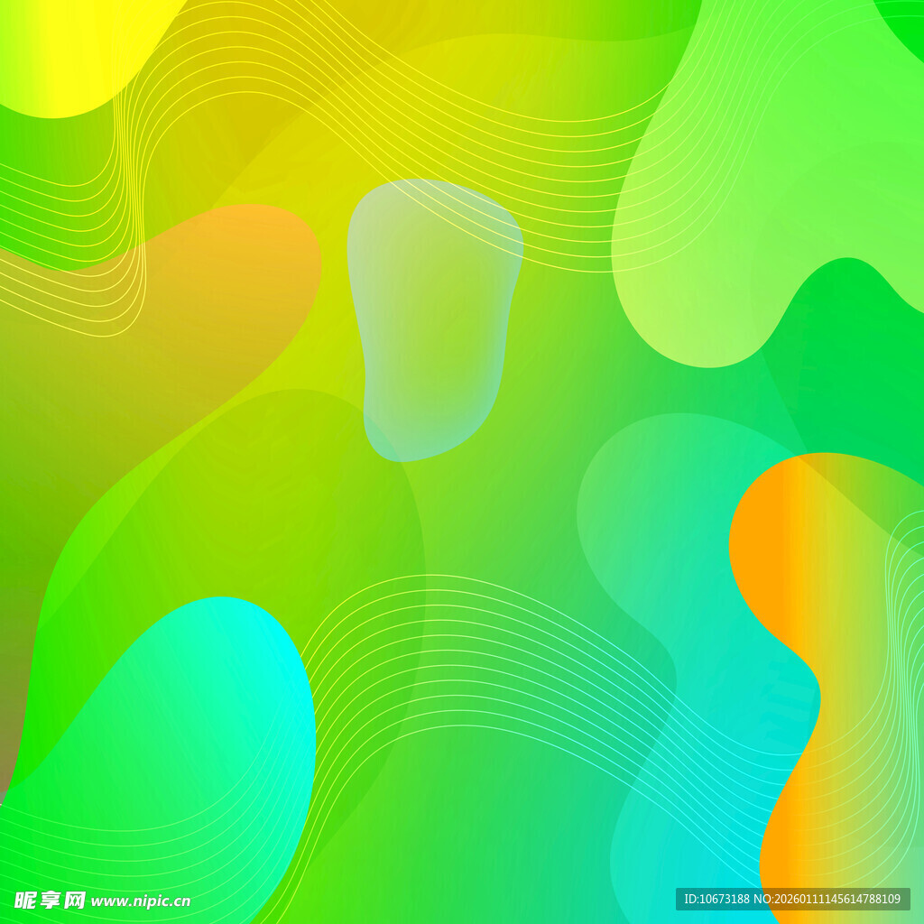 多彩流体渐变抽象背景图