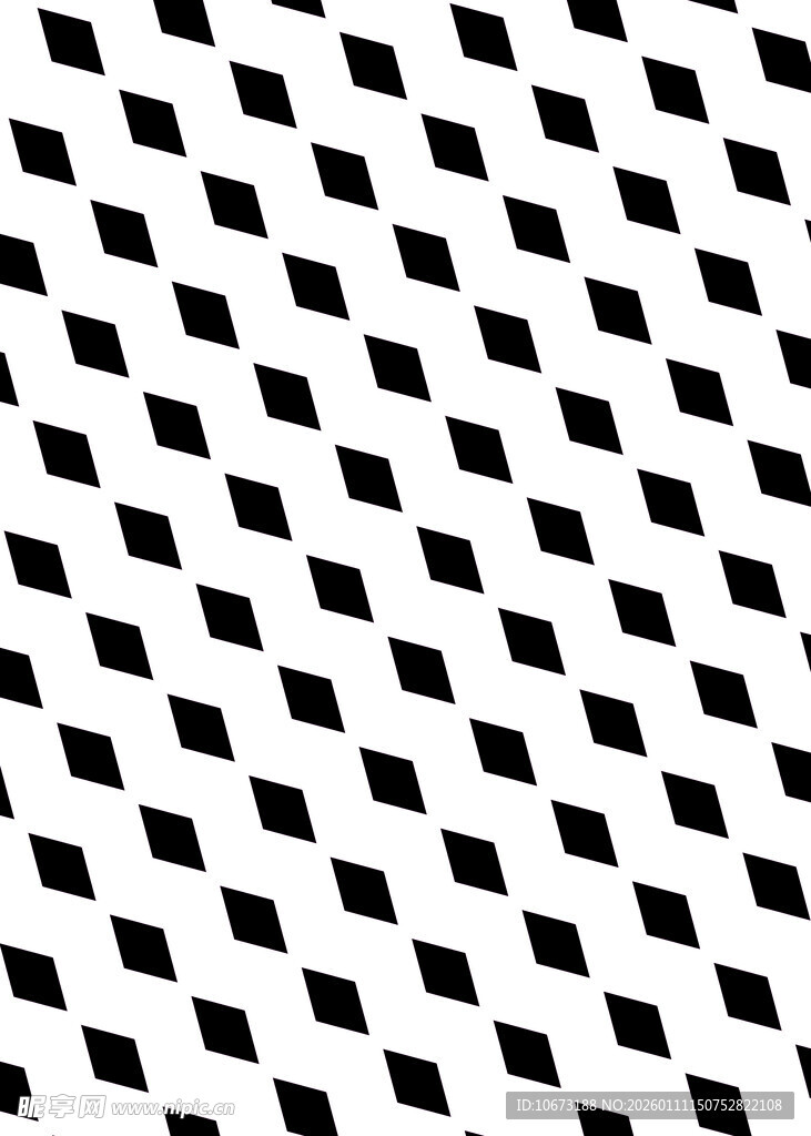黑白几何方块重复图案