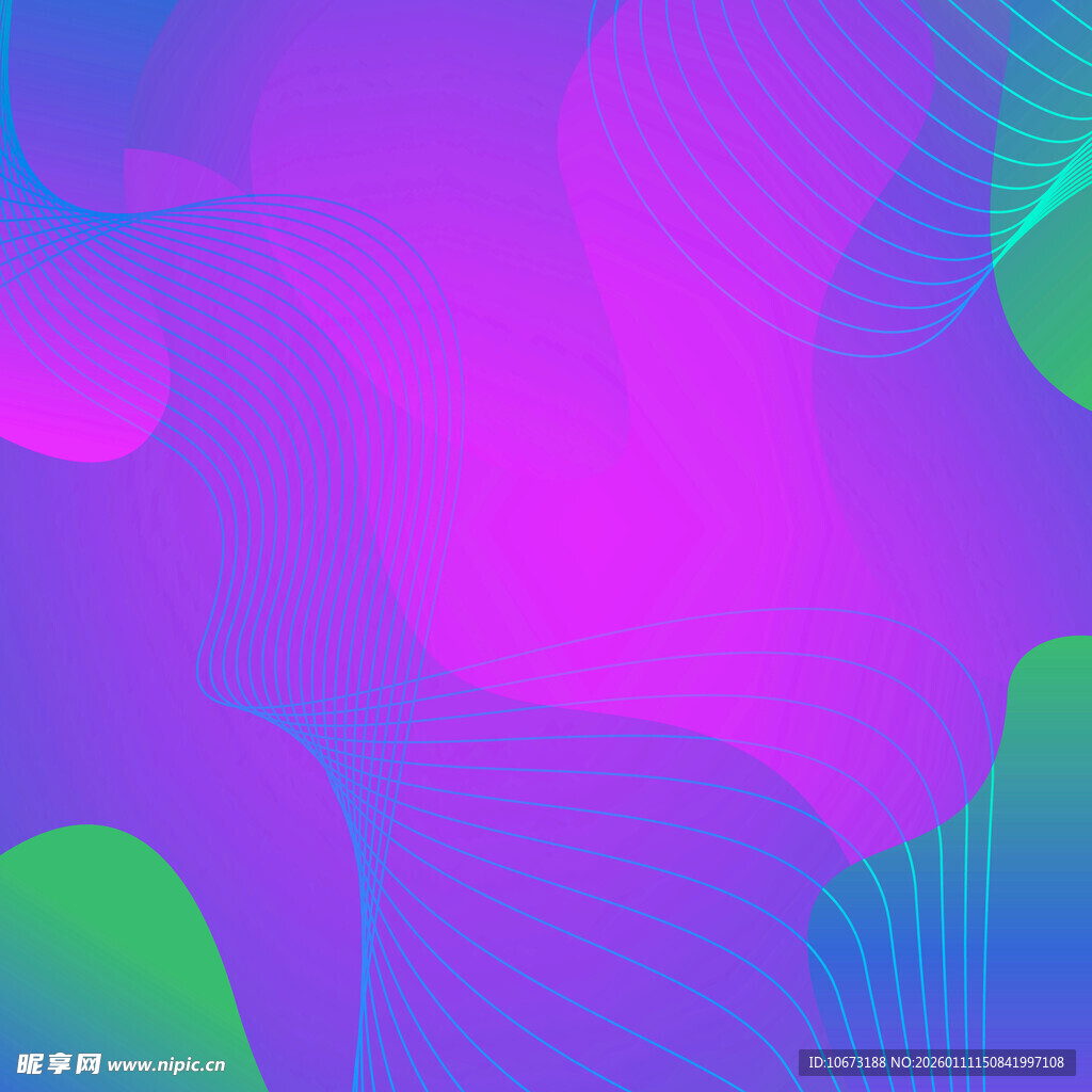 梦幻渐变色彩抽象背景图
