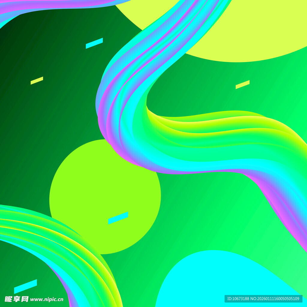 炫彩流体抽象艺术图案