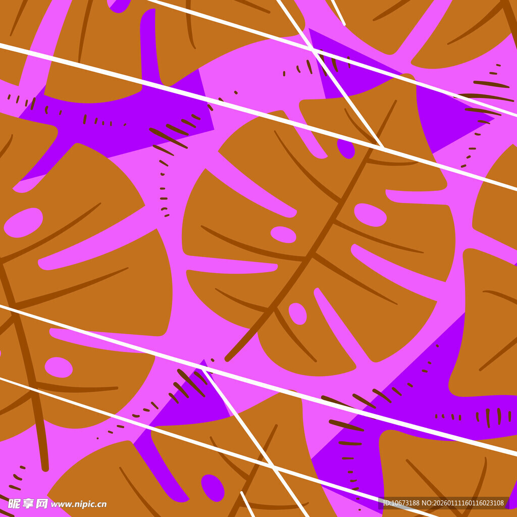 热带风棕榈叶图案背景