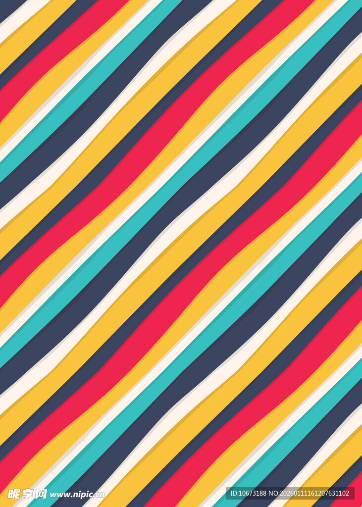 多彩斜纹条纹图案背景