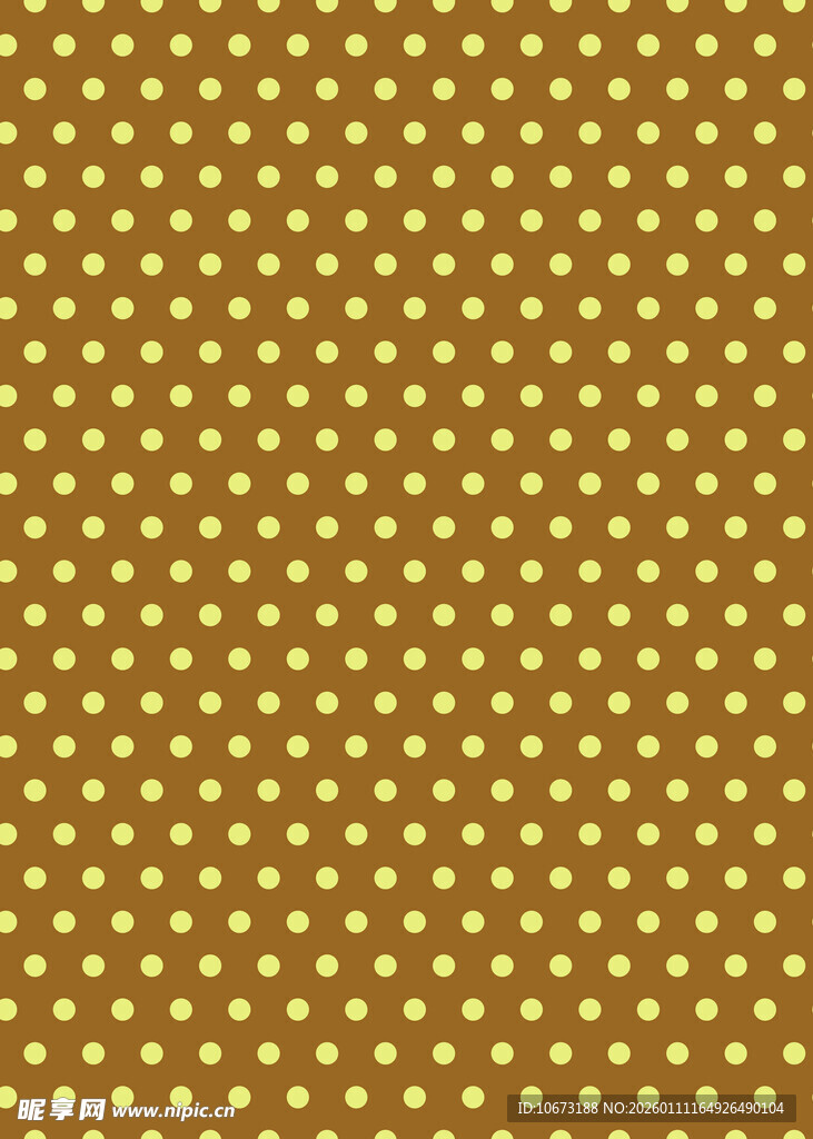 黄色波点图案背景