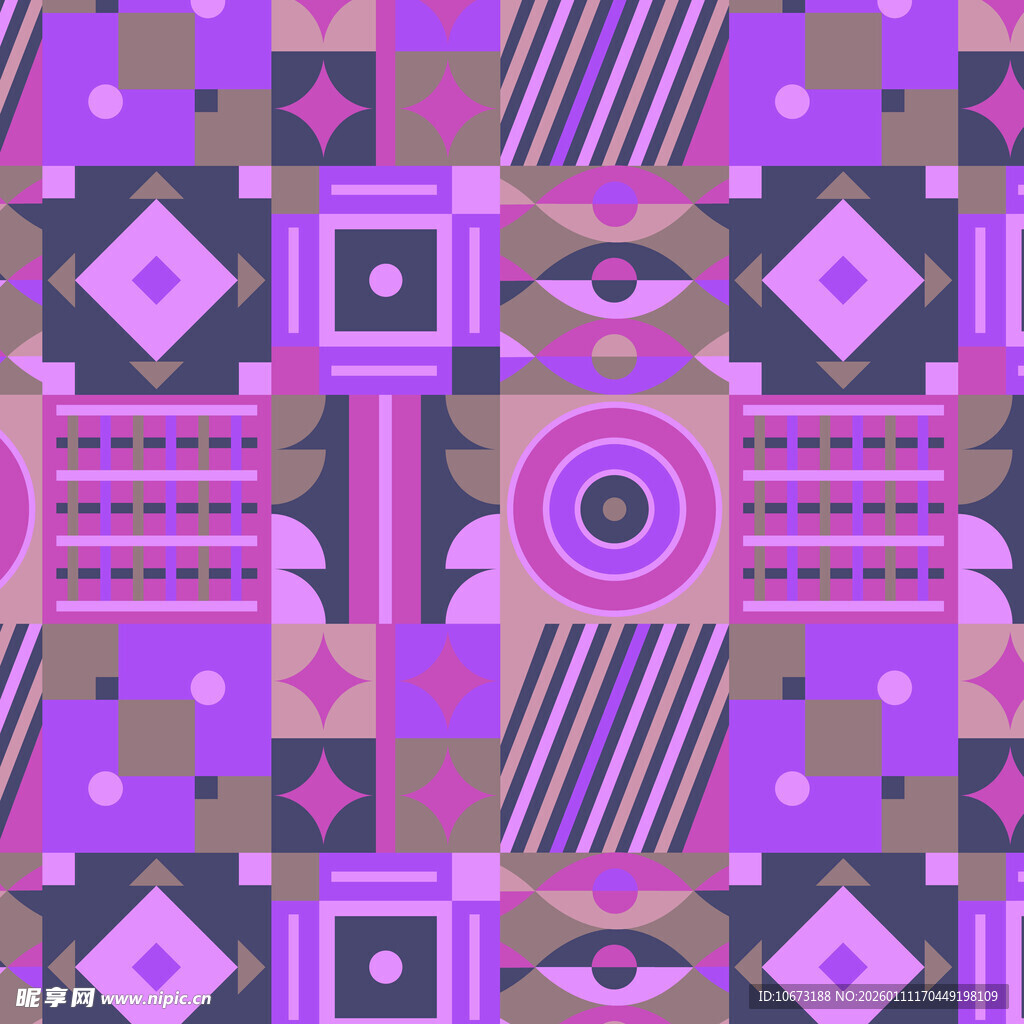 紫色几何图案抽象背景图