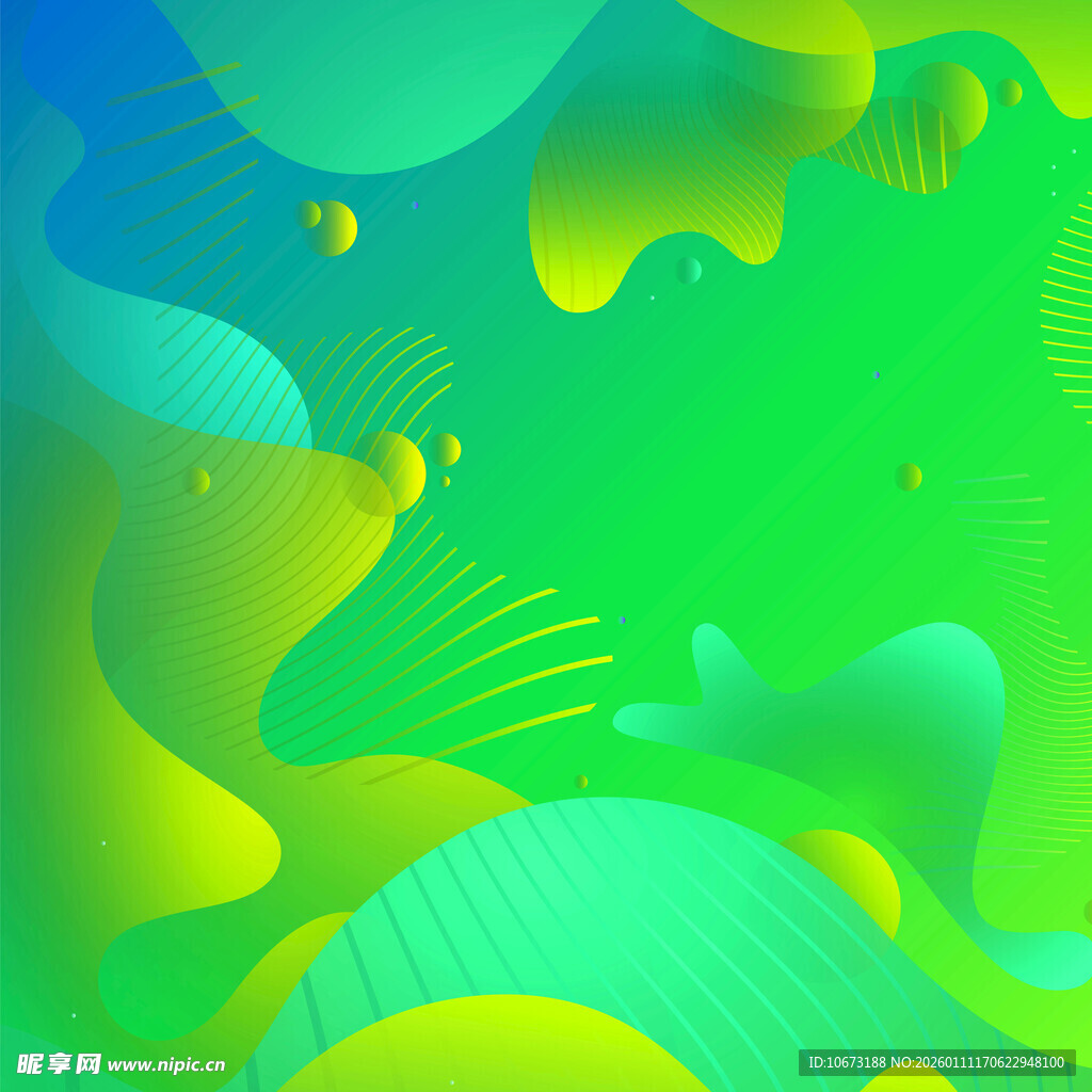 梦幻渐变流体艺术背景图