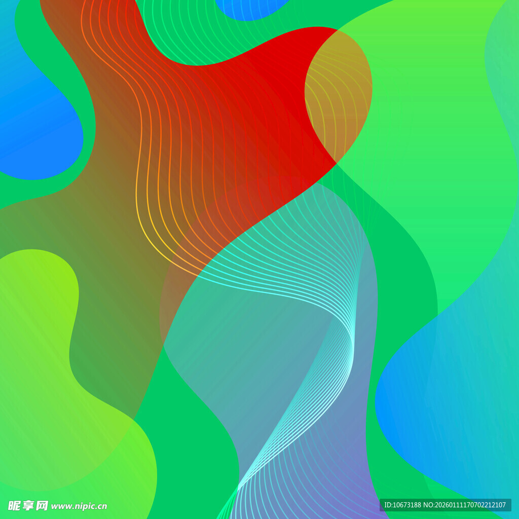 多彩抽象流体图案背景